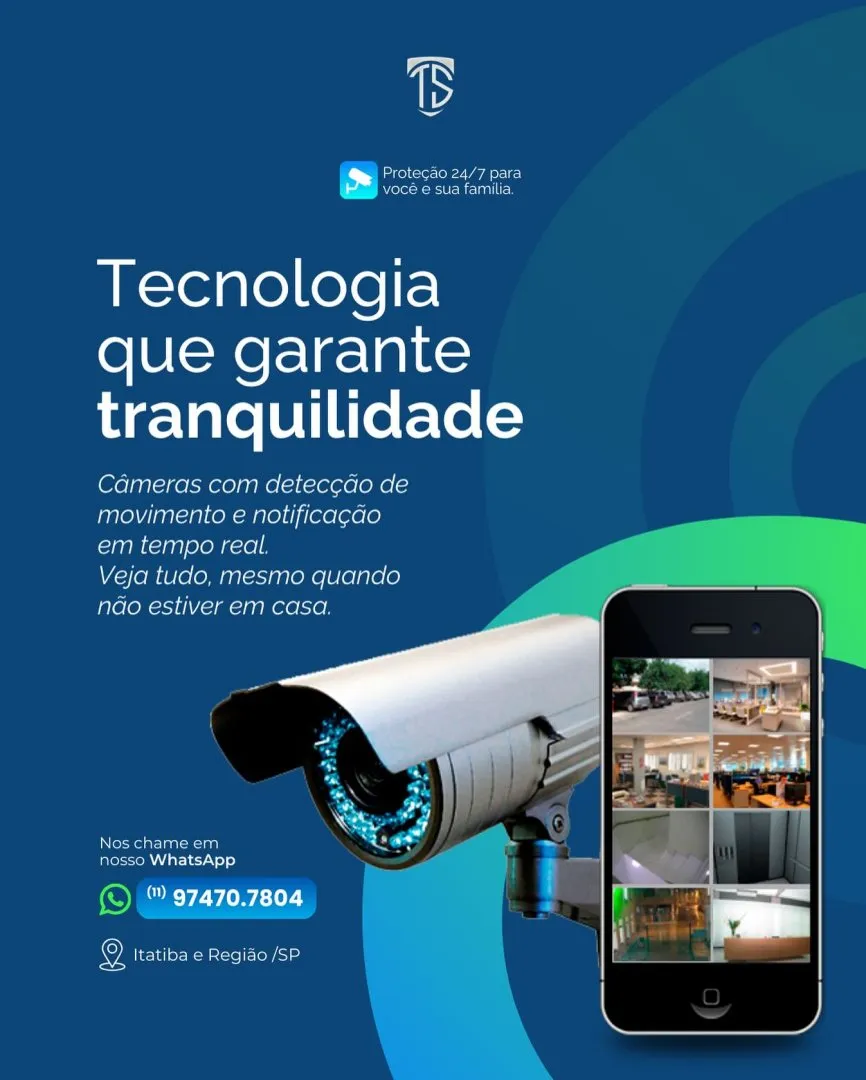 TS Monitoramentos — Serviço de Monitoramento em Itatiba